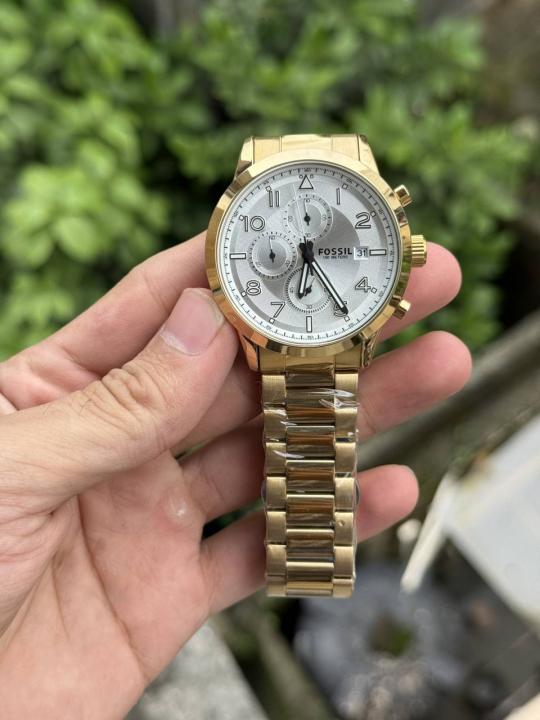 Fossi 100 Meters Chronograph Gold White