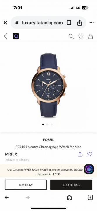 Fossi Neutra FS5454 Chronograph