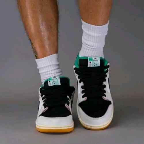 nikkee sb x csef dunk low pro shoes summit white black white iron