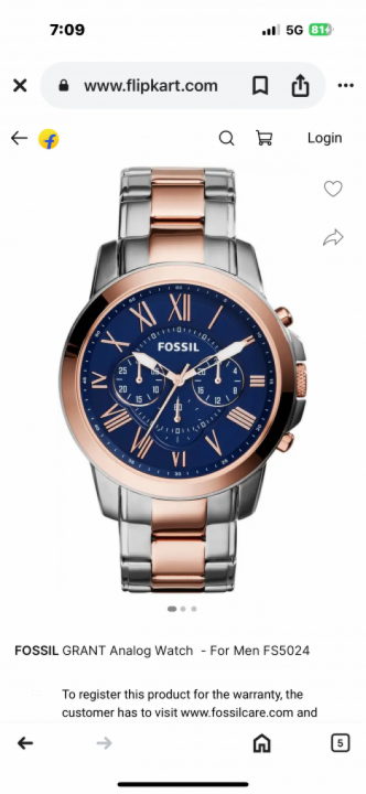 Fossi Grant FS5024 1st Quality Premium watch