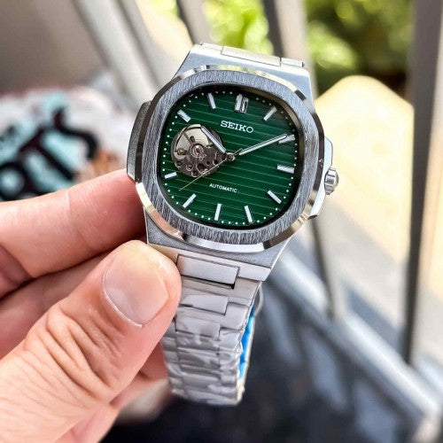 SEIKO_AUTO_SILVER-GREEN