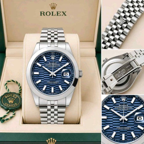 Rollex_Datejust 41 Blue motif Dial F50