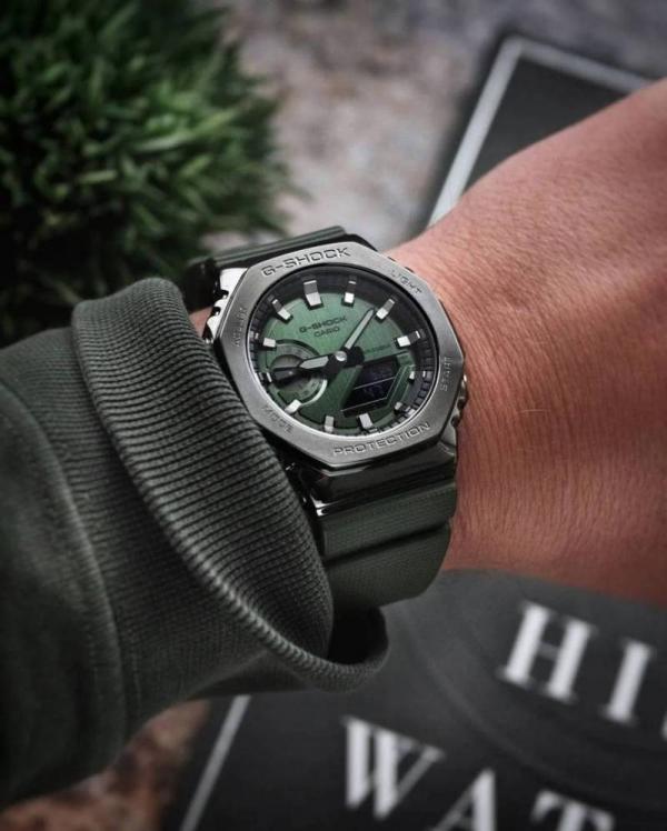 Casio g shock gm2100 full green