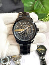ARRWA%! EXCHAGE AX HAMPTON AUTOMATIC BLACK SIVER AT455