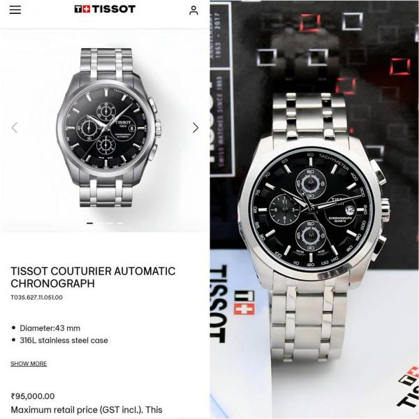 Tisso 1853 Couturier Chronograph (All working)