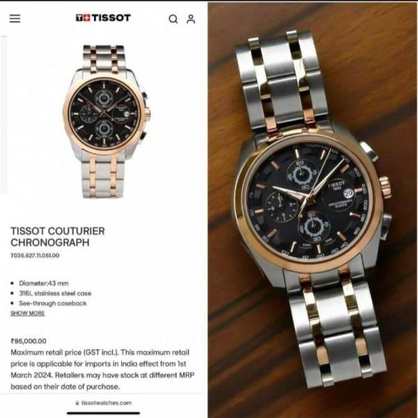 Tisso 1853 Couturier Chronograph (All working)