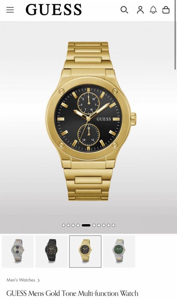 Gues s Jet Multifunction Mens Analog watch