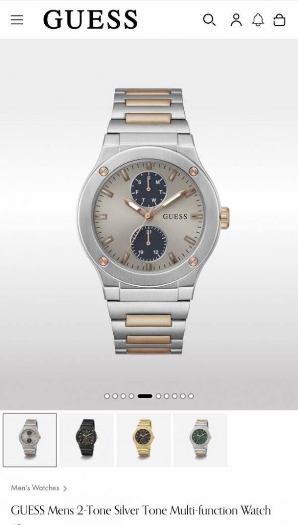Gues s Jet Multifunction Mens Analog watch