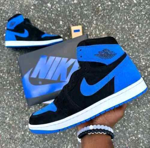 Nikkee Air Jordan 1 High Royal Reimagined Semi UA Quality