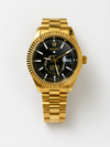 ROLEEX Sky Dweller GOLD BLACK DIAL AT130
