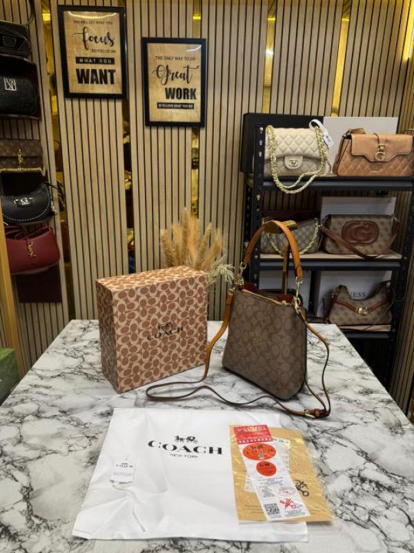 Coac Mollie Bucket Bag Premium Quality With Box And Dust Bag (Deep Card) (F 65228)