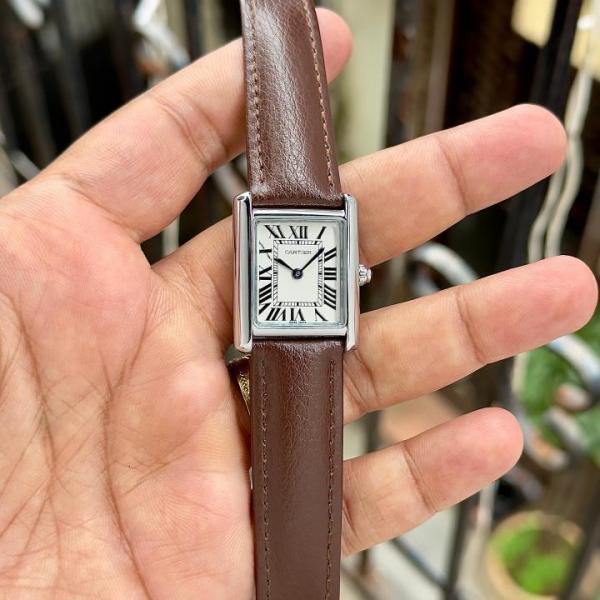 Cartie er tank must de cartie leather brown white heavy 725