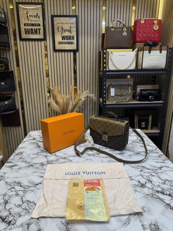 Loui Vuitton Metis Pochette With Box And Dust Bag (Brown-40780)