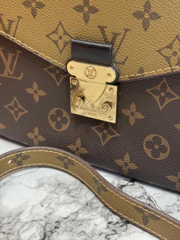 Loui Vuitton Metis Pochette With Box And Dust Bag (Brown-40780)