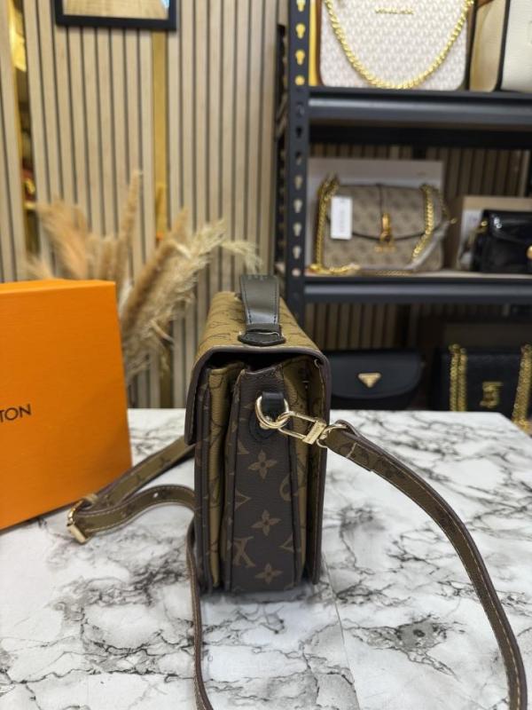Loui Vuitton Metis Pochette With Box And Dust Bag (Brown-40780)