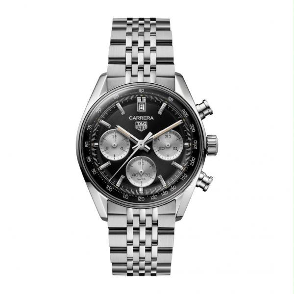 Tag Heueer Carrera Chronograph Automatic Silver Black