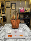 Hermees Picotin Lock Style Leather Tote Bag With Dust Bag (Brown)