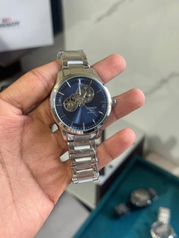 TISSOOT AUTOMATIC POWERMATIC SILVER BLUE 447
