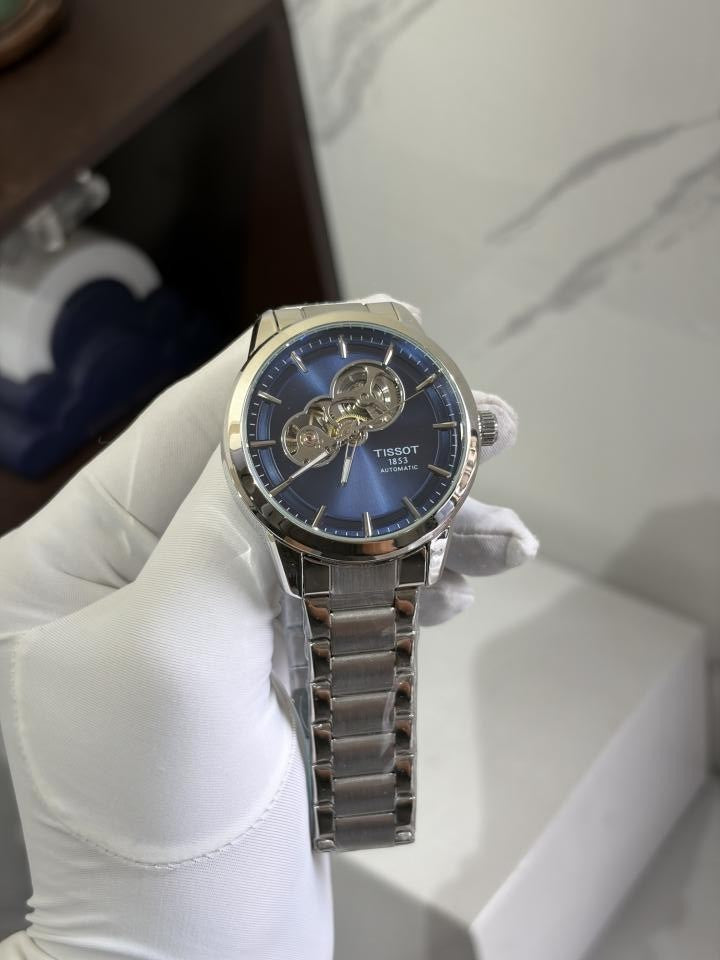 TISSOOT AUTOMATIC POWERMATIC SILVER BLUE 447