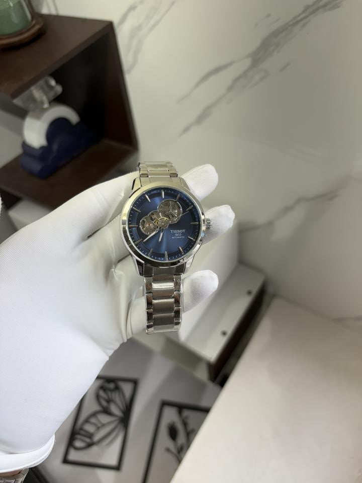 TISSOOT AUTOMATIC POWERMATIC SILVER BLUE 447