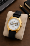 Tommyy Hilfiger Chronograph Black Gold White AT392