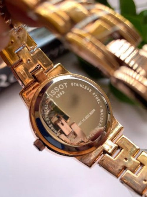 Tissot round green em5