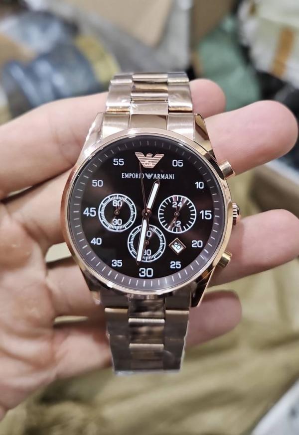 Emporio Armaani Metal Chronograph (All Working)