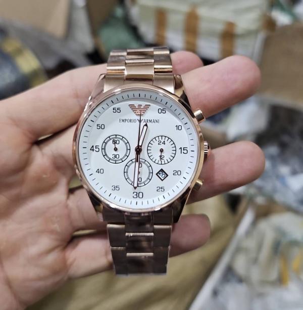 Emporio Armaani Metal Chronograph (All Working)