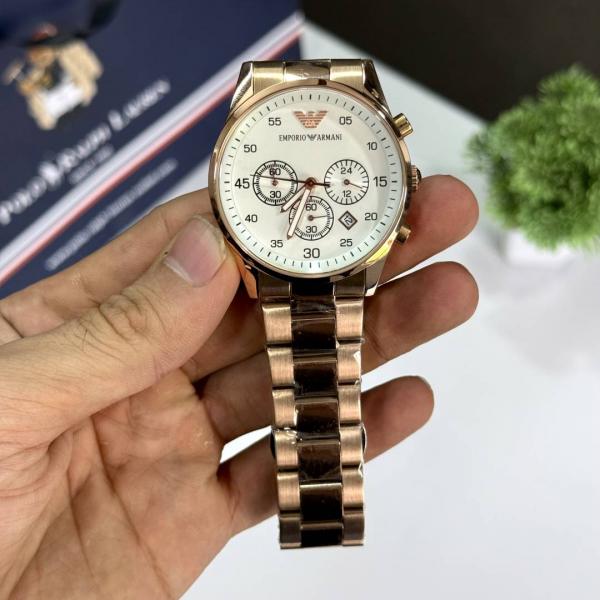 Emporio Armaani Metal Chronograph (All Working)