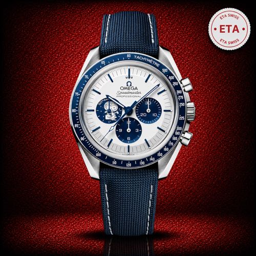 Swiss ETA Omega Speedmaster Silver Snoopy Award