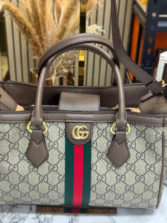 Gucc Ophidia GG Top Handle Bag With Double Box And Dust Bag