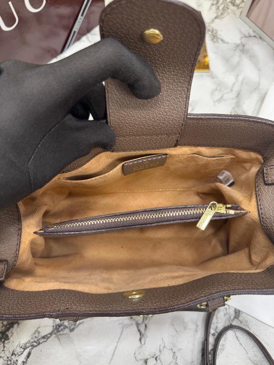Gucc Ophidia GG Top Handle Bag With Double Box And Dust Bag