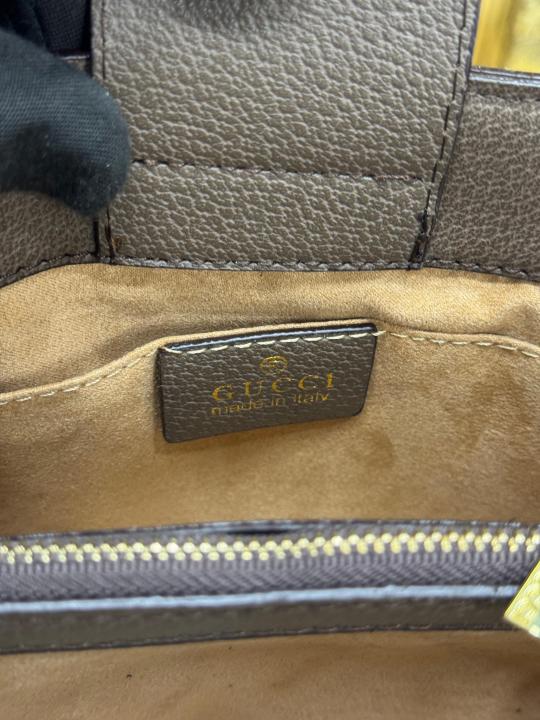 Gucc Ophidia GG Top Handle Bag With Double Box And Dust Bag