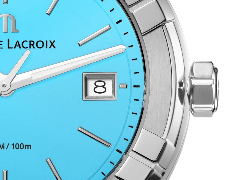 Maurice Lacroix Aikon Quartz 40mm With A Vibrant TurquoiseLight Blue Dial