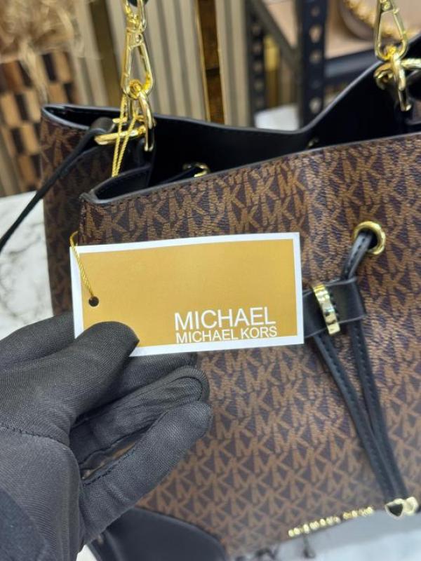 Michael Kor Mercer Premium Quality Bucket Bag With Dust Bag (Coffee) (V 198)