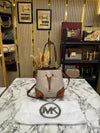 Michael Kor Mercer Premium Quality Bucket Bag With Dust Bag (Beige) (V-198)