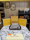 Michael kor camera jet set combo with og box and dust bag premium quality (BIEGE BROWN) M996