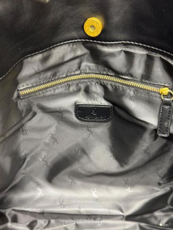 Yve_s Sain t Laurent YSL Maxi Tote Bag Wit atching Wallet Includes Dust Bag (Black)