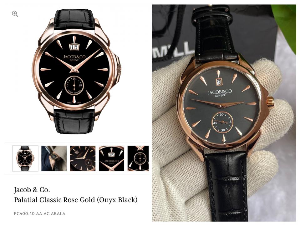 Jacob & Co Palatial Classic Black Copper Black AT444
