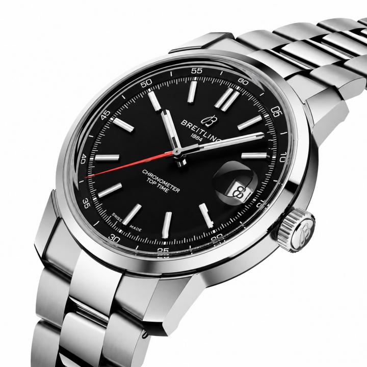 Breitling Top Time B31 Featuring A Distinctive Silver Dark Dial
