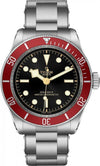 Tudor Black Bay Automatic Burgundy Red Bezel And a Black Gilt Dial