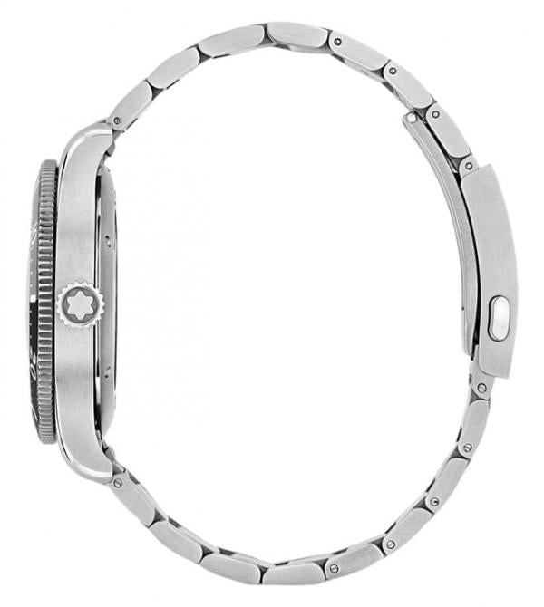 Montblanc 1858 Iced Sea Automatic Date 0 Oxygen Black Glacier