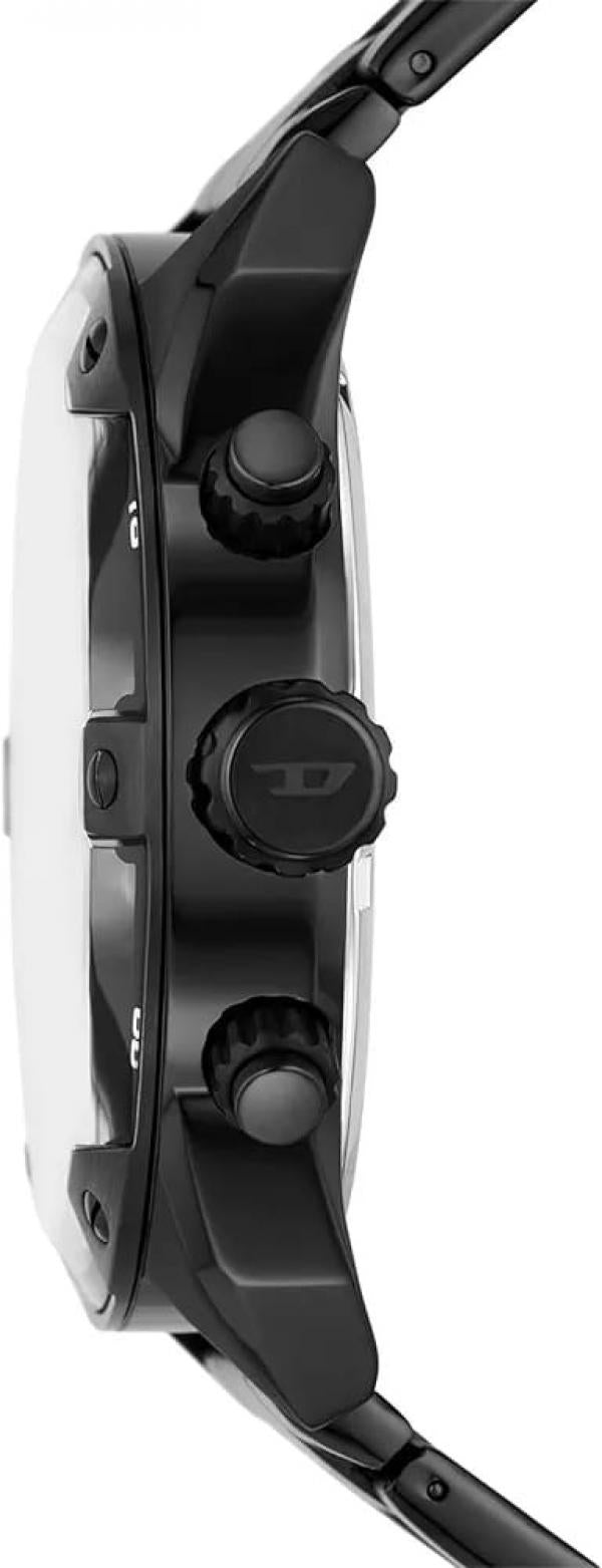 Dieseal Spiked Chronograph Black-Tone Black Sunray Dial