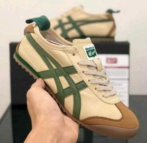 Onitsukka Tiger Mexico 66 Beige Green Grass for her fix