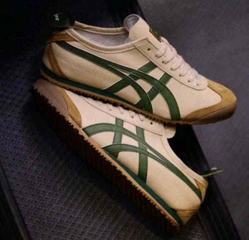 Onitsukka Tiger Mexico 66 Beige Green Grass for her fix
