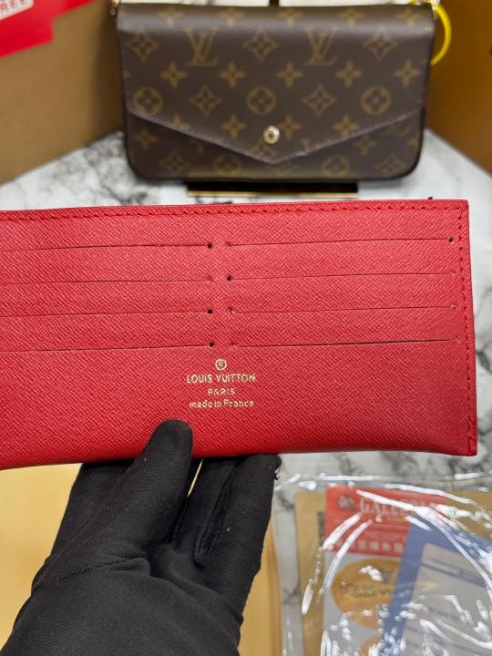 Loui Vuitton Pochette Felicie Three In One With Double Box And Dust Bag