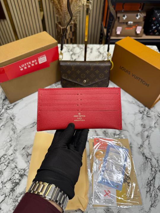 Loui Vuitton Pochette Felicie Three In One With Double Box And Dust Bag