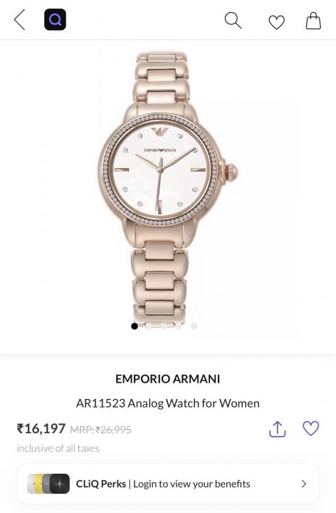 Emporio Armaani AR11523 women watch