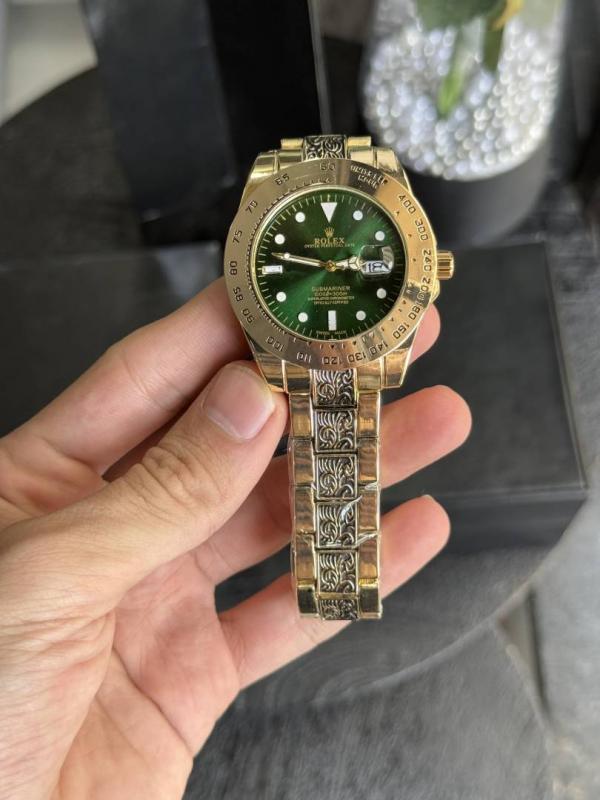 Roleex Vintage Gold Green