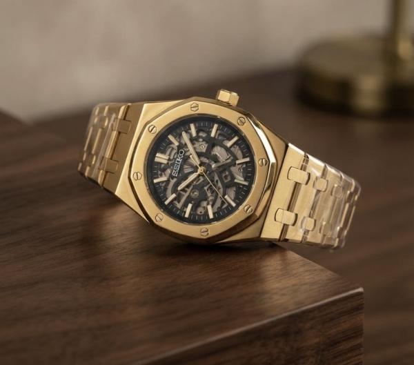 SEIK O MOD AUTOMATIC SKELETON AP EDITION 924